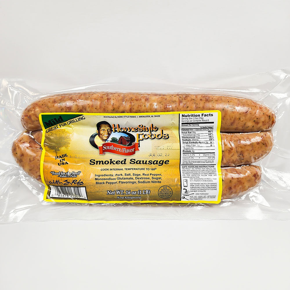 Smoked Mild Sausage (10 - 1 lb packs)